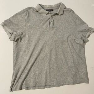 Michael Kors Gray Men's XXL  Polo Shirt